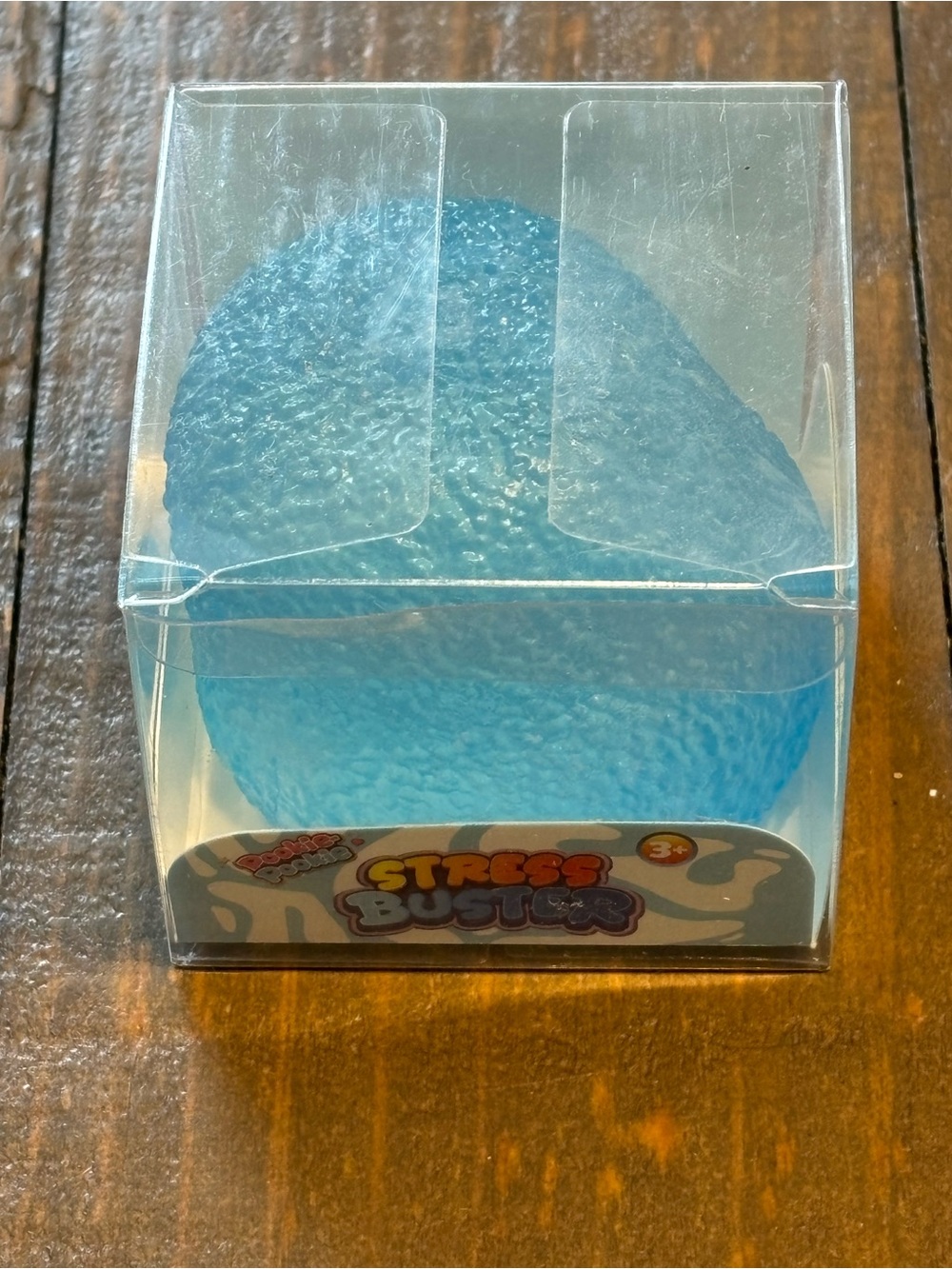 Pookie-Pookie Blue Teal Squishy Gum Drop Fidget Toy